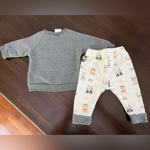 Infant Baby 0-3M matching sweatshirt & sweatpants matching set - Picture 6 of 6